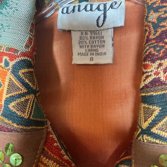 ANAGE BOLERO JACKET NEVER WORN size SMALL - Picture 4 of 4